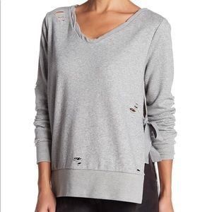 Romeo and Juliet Couture Side Tie Sweatshirt-BNWT!